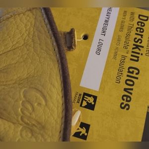 Working yellow gloves